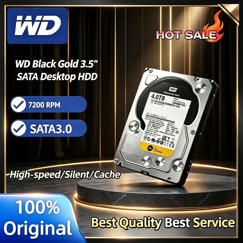 Pc Gaming Editing - WD RE (RAID Edition) Black Gold