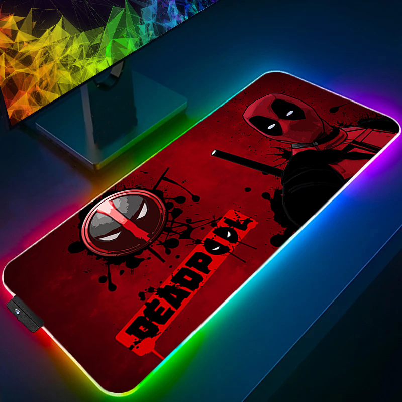 Rgb Keyboard Wrist Rest - LED Mauspad Gaming Hintergrundbeleuchtung Lock Edge