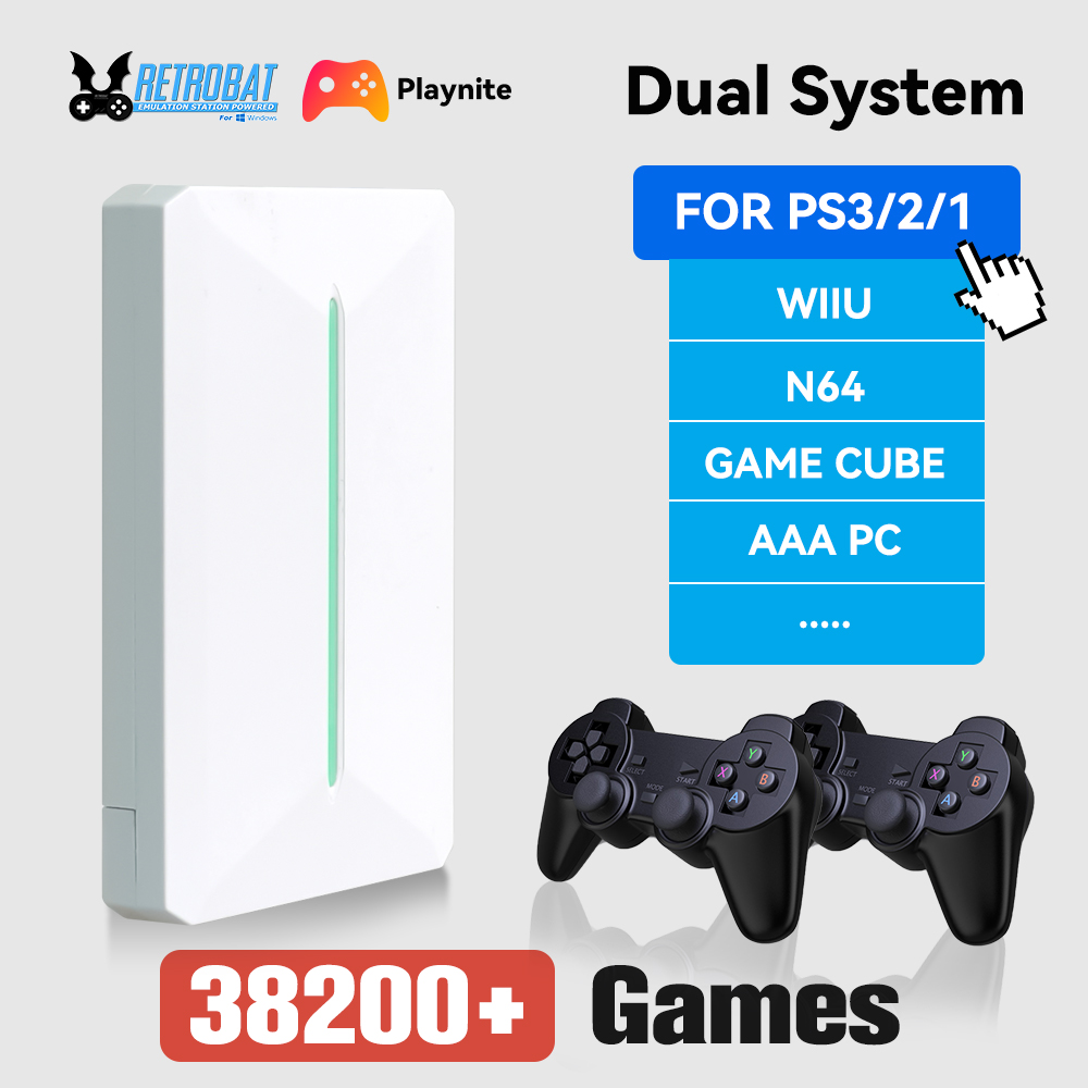 Pc Gaming Aaa - Retrobat&Playnite Retro Gaming HDD 38200+AAA PC