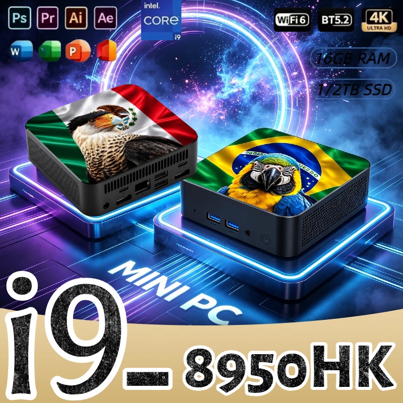 Pc Gaming I9 - Mini-PC Core i9-8950HK 16GB RAM 2TB