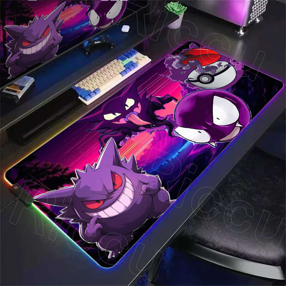 Rgb Keyboard Wrist Rest - 2026 Coole RGB P-pokemon Gengar Tapete