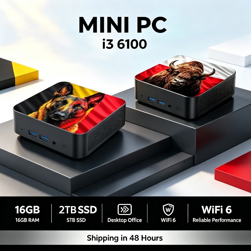Pc Gaming Gaming - Gaming-Mini-Desktop-Computer Intel Core i3 6100, Windows,