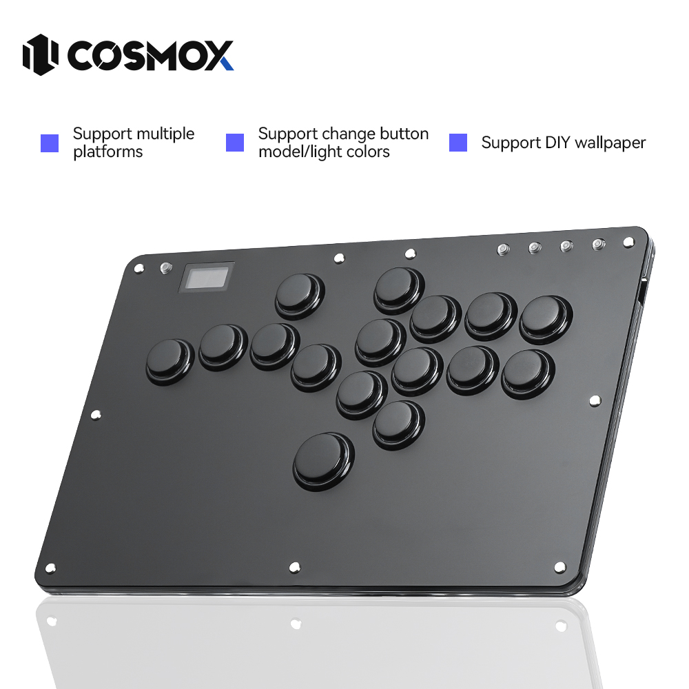 Joystick Pc Gaming - Haute42- COSMOX Fighting Hitbox Gaming Joystick