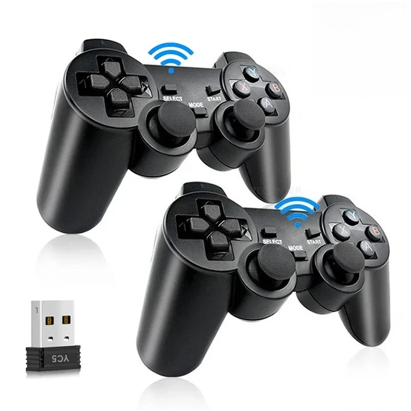 Joystick Pc Gaming - Verzögerungsfreier 2,4G Kabelloser Spielcontroller 2 Stück