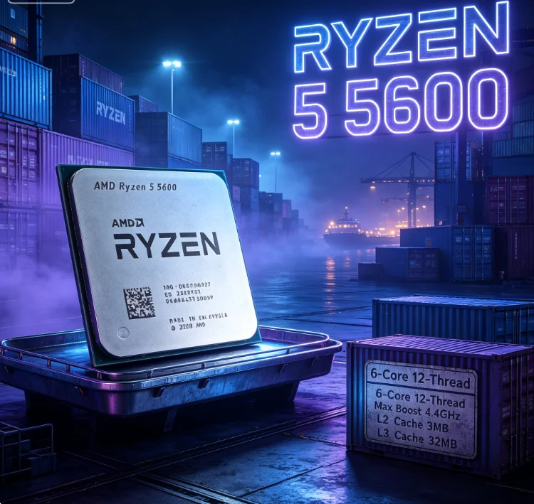 Pc Gaming Entry Level - Einstiegs-AM4-Gaming-PC-Upgrade-Chip AMD Ryzen 5 5600 6