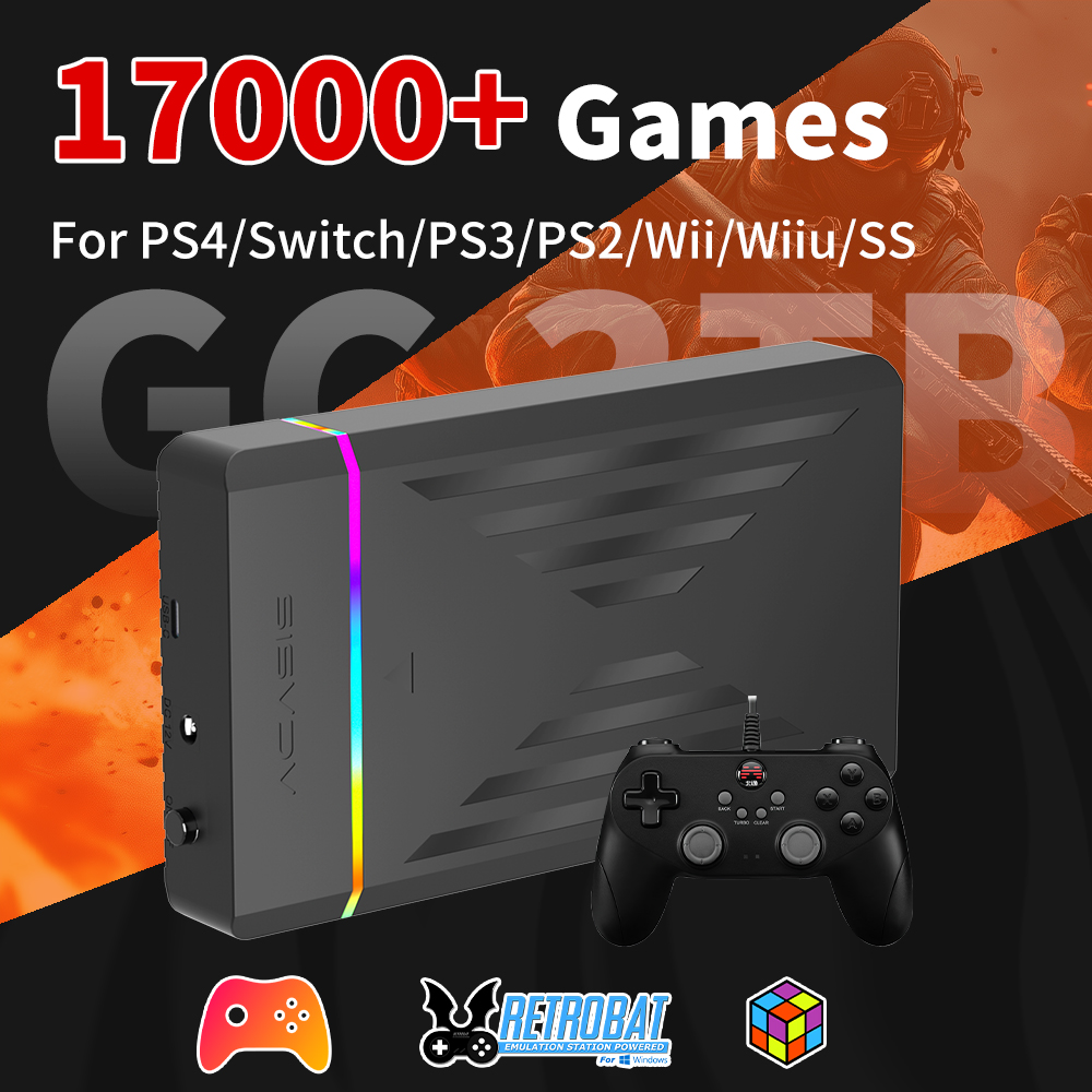 Pc Gaming Aaa - Tragbare Gaming-Festplatte, 3 TB, Launchbox, Playnite