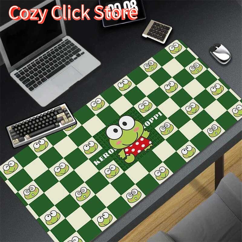 Pc Gaming Kawaii - Kawaii Green Frog Mauspad Laptop Cartoon