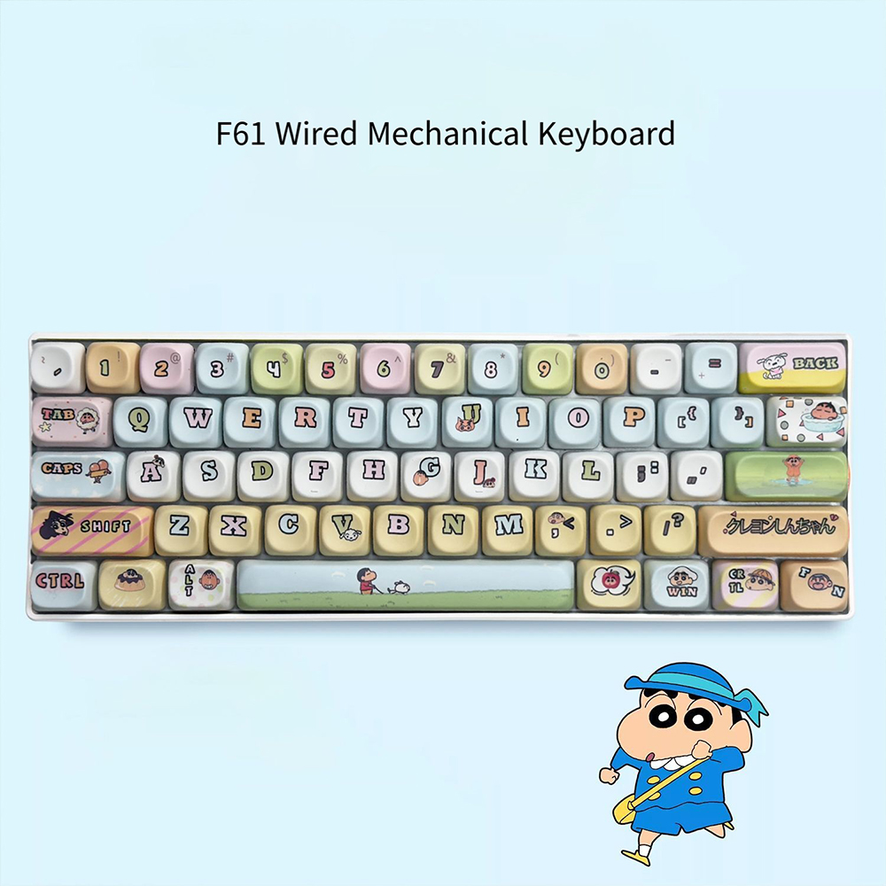 Pc Gaming Editing - Crayon Shin-Chan 61 Tasten Mechanische Tastatur