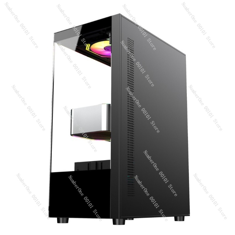 Pc Gaming Cafe - Gehärtetes Glas Vollständig Transparentes Ocean-View Computergehäuse,