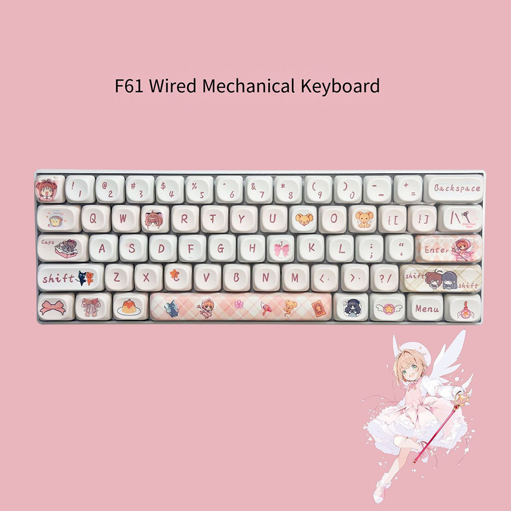 Pc Gaming Editing - Cardcaptor Sakura 61 Tasten Mechanische Tastatur