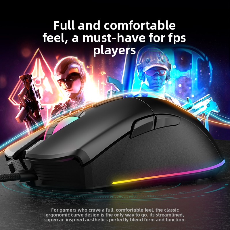 Kabelgebundene Gaming-Maus für – Pc Gaming Cafe Bewertung und Preis