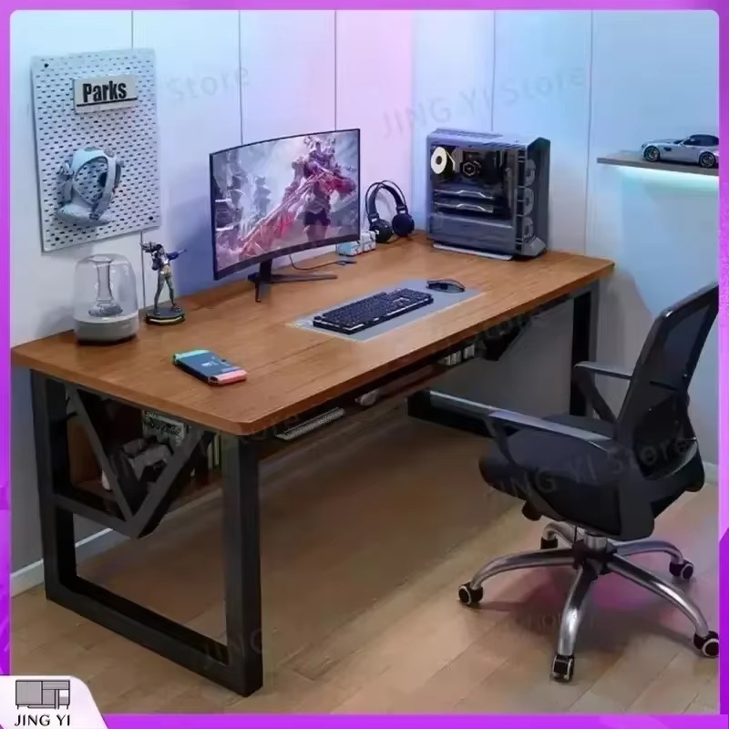 Nordischer Doppel-Computertisc – Pc Gaming Cafe Bewertung und Preis