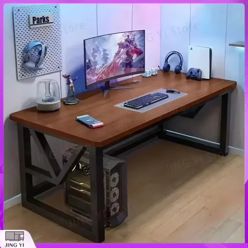 Nordischer Doppel-Computertisc – Pc Gaming Cafe Bewertung und Preis