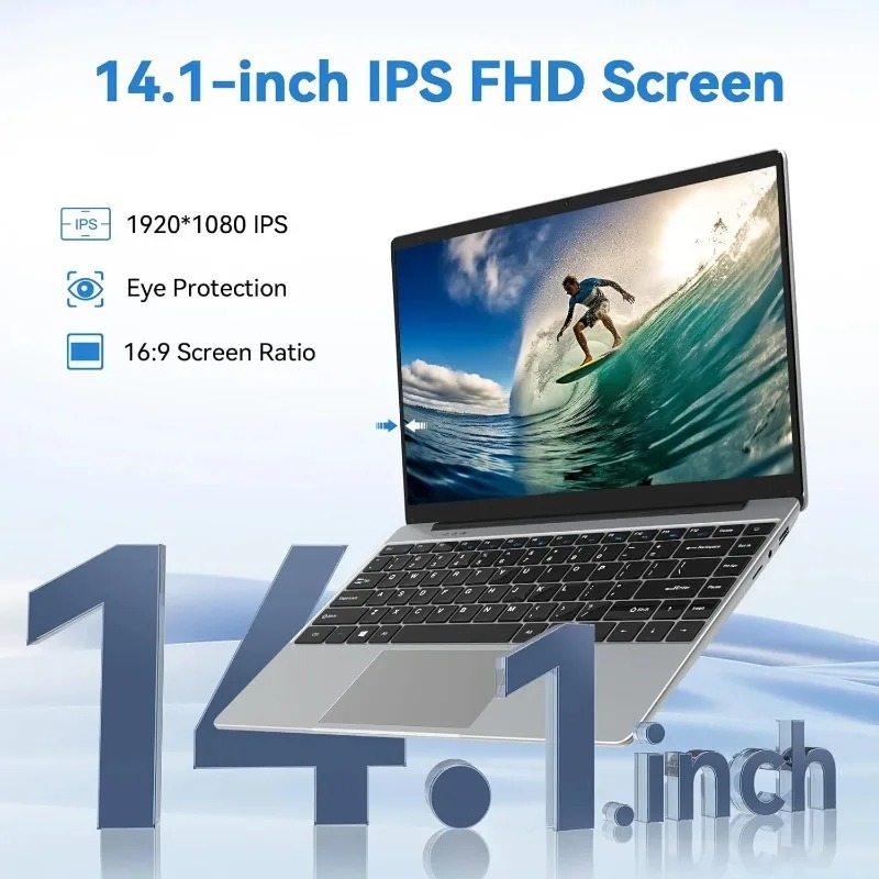 Tragbarer 14,1-Zoll-Laptop, Ho – Pc Gaming Cpu Bewertung und Preis