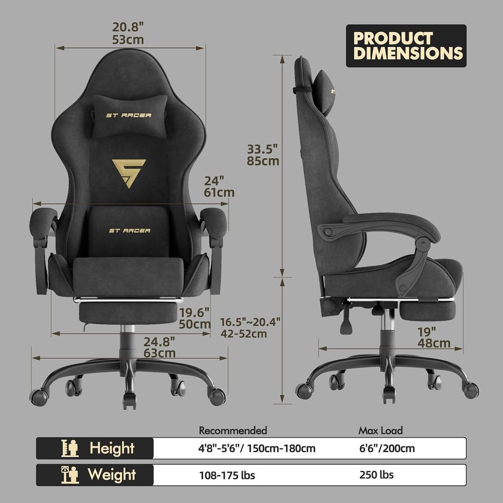 Ergonomischer Gaming-Stuhl aus – Pc Gaming Gaming Bewertung und Preis