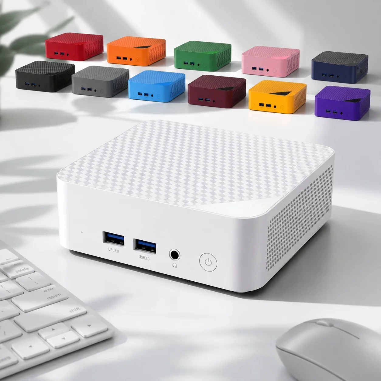 Grauer tragbarer Mini-PC Intel – Pc Gaming Editing Bewertung und Preis