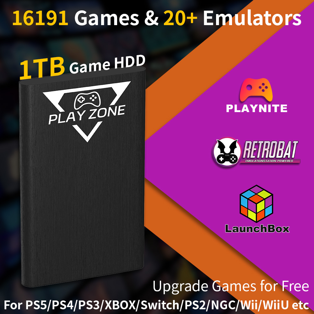 Play Zone 1TB Tragbare Gaming- – Pc Gaming Aaa Bewertung und Preis