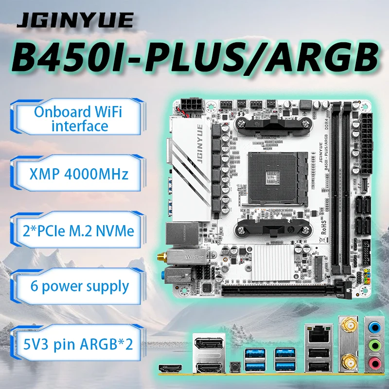 JGINYUE B450 ITX Motherboard-S – Pc Gaming Cpu Bewertung und Preis