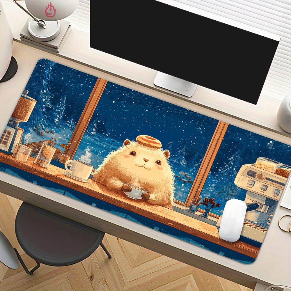 Winter-Café und Capybara Mausp – Pc Gaming Cafe Bewertung und Preis