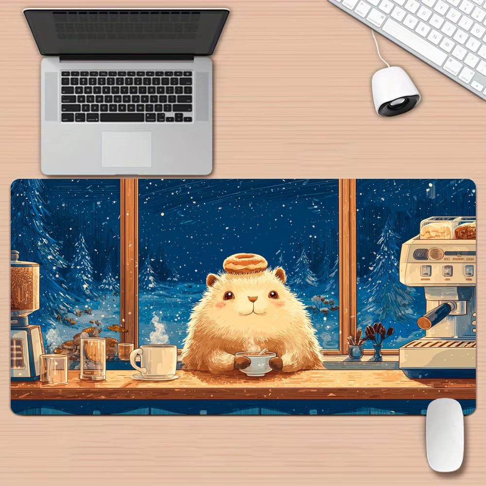 Winter-Café und Capybara Mausp – Pc Gaming Cafe Bewertung und Preis