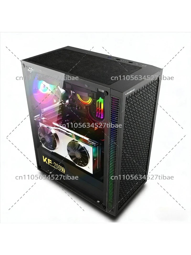 Schwarzes E-ATX Computergehäus – Pc Gaming Cpu Bewertung und Preis